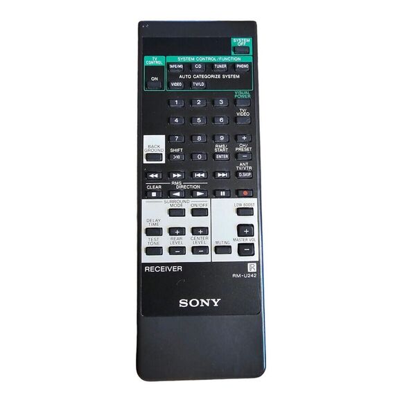 Sony Other - SONY RM-U242 Remote Control OEM Original TESTED